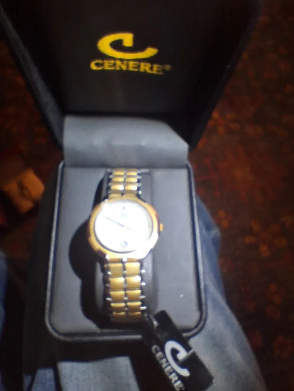 Vintage Cenere Gold Men's Quartz Watch - Gold Dial (New)